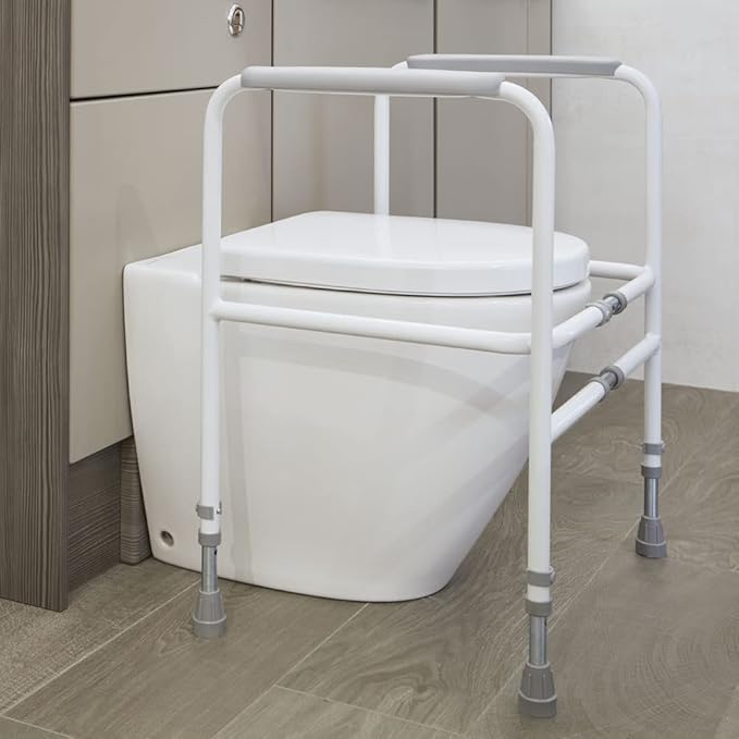 NRS Healthcare Width Adjustable Toilet Frame