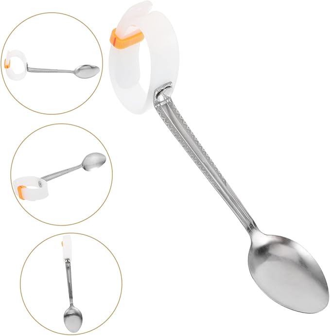 Elderly Spoon for Disabled Individuals Adaptive Handheld Utensil for Easy Eating for Seniors and Those Grip Strength and Non- Design for Comfort