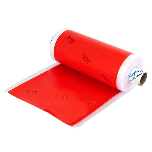 Dycem Non-Slip Material Roll, Red, 8" X 16 yd