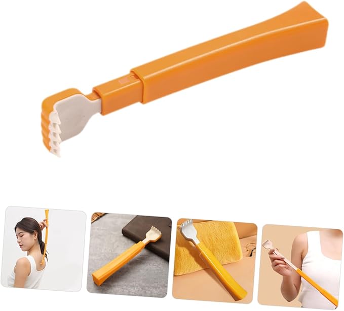Telescoping Back Scratcher for Easy Itch Relief Portable Scratching Tool for Hard Reach Areas Lightweight Handheld Massage Device for Seniors and Disabled Users