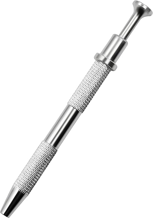 OUFER Piercing Ball Grabber, 16G 18G Flat Back Earrings Piercing Guide needle Tool, Surgical Steel Internally Threaded Push Pin External Thread Assistant Body Piercing Kit for Ear Nose Lip Tool