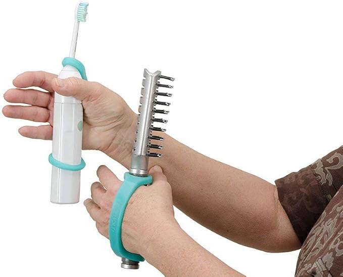 EazyHold Silicone Adaptive Aid (Infant to Adult) for Limited Hand Function, Poor Grip, Limb Loss, Cerebral Palsy, Stroke, Tremors, Arthritis, ALS. (Therapist -Teacher 7 Pack)