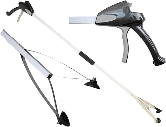 ArcMate EZ Reacher PRO - Heavy Duty Grab-It Reaching Tool – Grabber Reacher with Extra-Large Grip, Locking Handle and 4.5 Inch Jaws - Ideal for Commercial, Maintenance, Seniors, 48" (48PC)