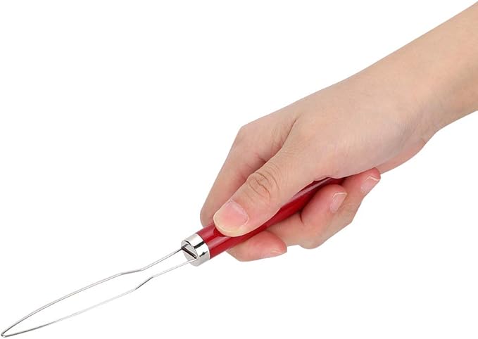 Zipper Pull Tool, 6PCs One-Hand Button Tool Zipper Button Puller for Sewing Embroidery Crafters with Wire Hook Easy Grip Handle