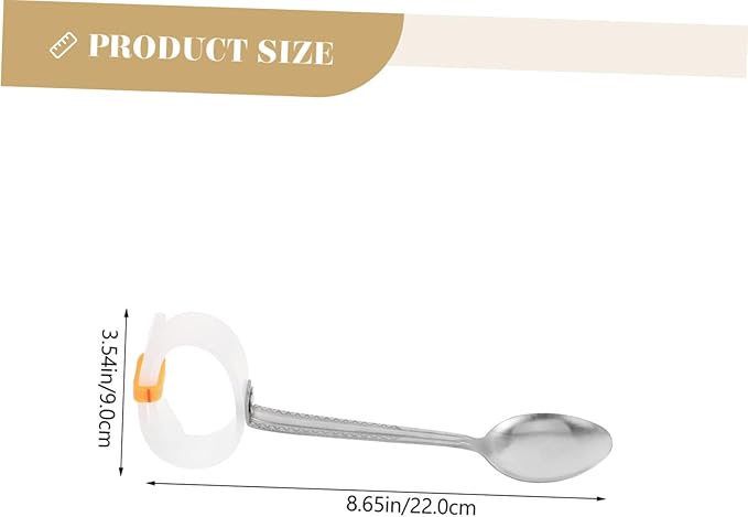 Elderly Spoon for Disabled Individuals Adaptive Handheld Utensil for Easy Eating for Seniors and Those Grip Strength and Non- Design for Comfort