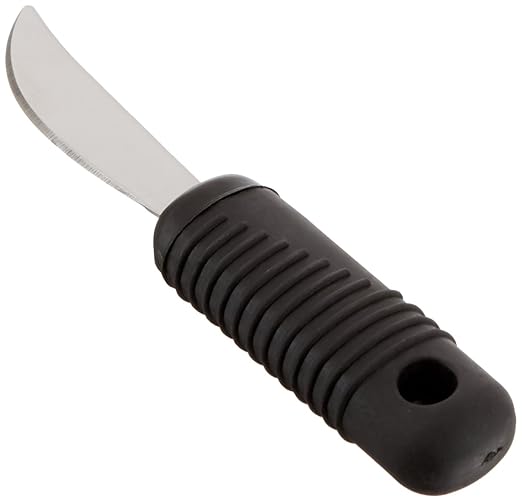 Sammons Preston 79466 Sure Grip Rocker Knife with 4" Length Thick Rubber Handle with Good Grips