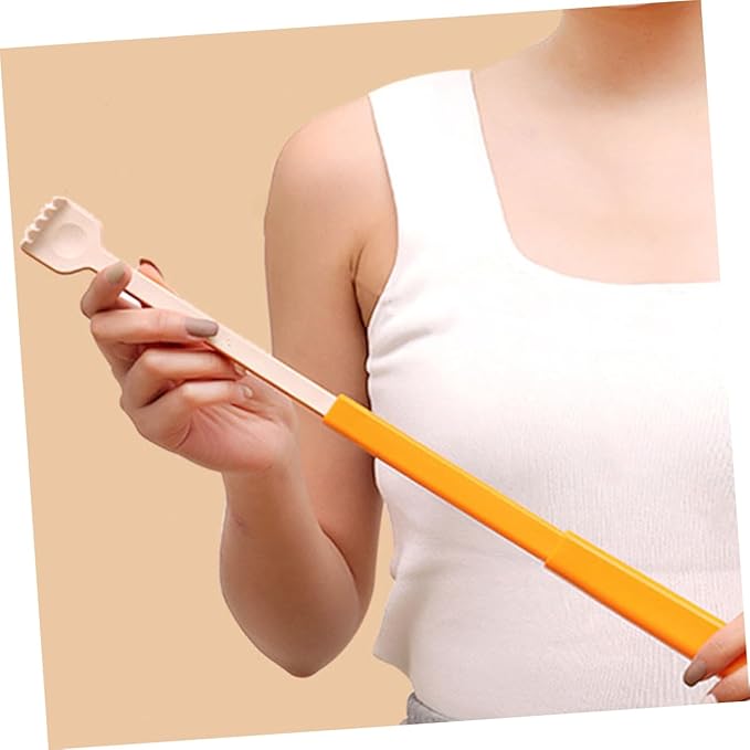 Telescoping Back Scratcher for Easy Itch Relief Portable Scratching Tool for Hard Reach Areas Lightweight Handheld Massage Device for Seniors and Disabled Users
