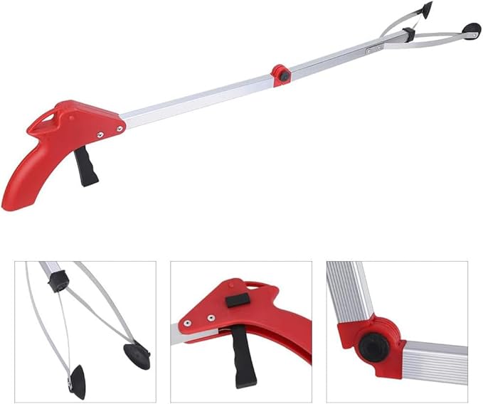Foldable Gripper E-Z Reacher Grabber Lightweight Tool for Rheumatoid Arthritis Pain Relief Pick-Up Gripper Best Reachers Grabbers Mobility Aids for Disabled and Elderly