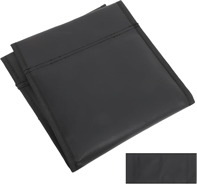 Removable Wheelchair Backrest Cushion Black, Stable Back Support for Wheelchair Replacement Part, Comfortable Mobility Aid for Seniors and Daily Use