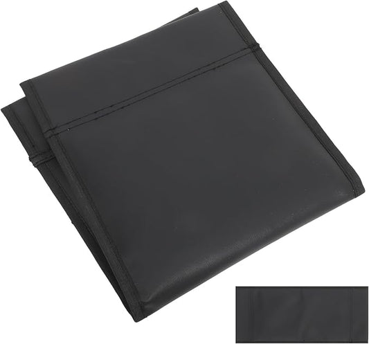 Removable Wheelchair Backrest Cushion Black, Stable Back Support for Wheelchair Replacement Part, Comfortable Mobility Aid for Seniors and Daily Use