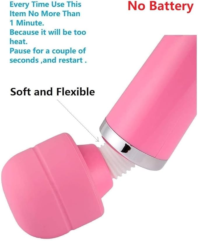 Powerful Handheld Electric Back Body Massage Vibrating for Woman Sports Recovery Muscle Aches Pain Shoulder Neck Leg Hand Foot Tool Pink Big Massager