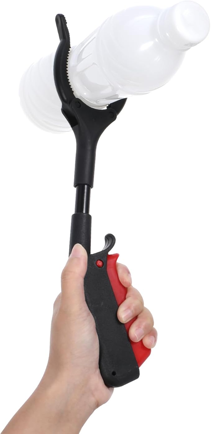 Gjinxi Grabber Reacher Tool Trash Grabbers Tool 11" Grabber with Anti-Slip 360° Rotating Jaw Non-Slip Ergonomic Handle Reacher Grabbers Pickup Tools for Sanitation Workers Gripping Various Objects