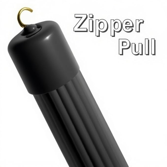 Rehabilitation Advantage Ribbed Handled Button Aid with Zipper Pull