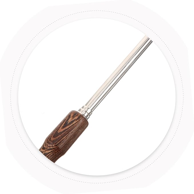 Retractable Wooden Back Scratcher Purple Sandalwood 20 Extendable Body Massager Tool for Adults Portable Itching Relief Device for Seniors and Travel