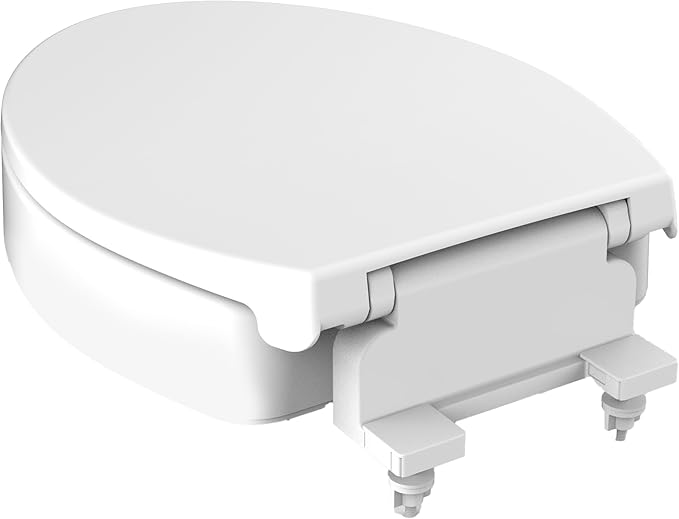 Swiss Madison Ryse 3 in. Raised Elongated Soft Close ADA Compliant Toilet Seat in Glossy White