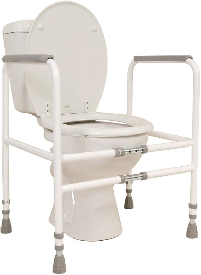 NRS Healthcare Width Adjustable Toilet Frame