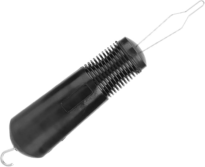 Alomejor Button Assist Tool Stainless Steel Zipper Hook Dressing Aid for Arthritic Elderly - 7.3 X 1.4 in for Disabled