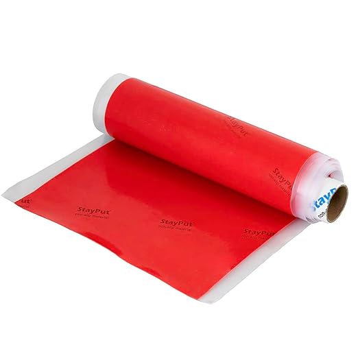 Dycem Non-Slip Material Roll, Red, 16" X 6.5 ft