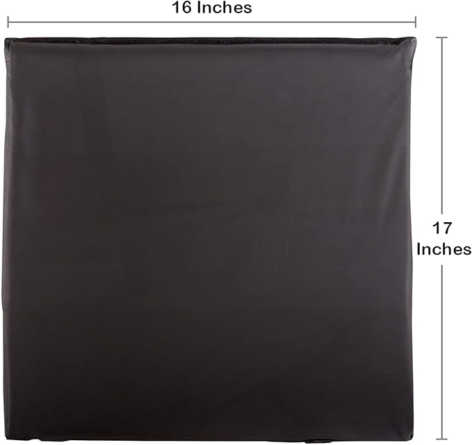 McKesson Back Support Cushion for Wheelchairs and Office Chair, Lumbar Support, Foam, 16 in x 17 in, 1 Count