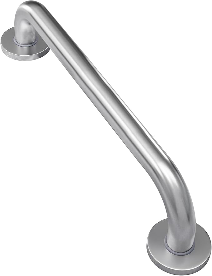 AmazerBath Grab Bars for Bathtubs and Showers Anti Slip, Shower Grab Bars for Seniors Stainless Steel, Handicap Grab Bars, Bath & Shower Grab Bars, Thickened Bar Holds 500LBS, 20" L x 1.25" D