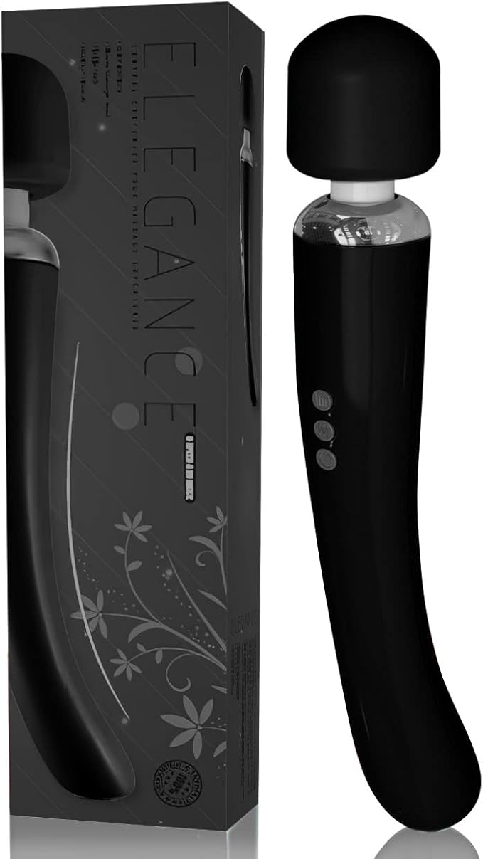 Therapeutic Cordless Massager - Powerful Massage Tool Handheld 8 Speeds 20 Patterns - Rechargeable Hand Massagers for Sore Muscles - Hand Held Massage Tool for Neck & Back