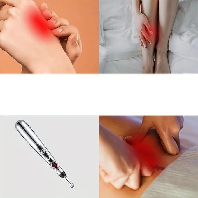 Acupuncture Pen, Electronic Acupuncture Pen, 5 in 1 Electronic Massage Pen, Acupuncture Machine Meridian Pen for Muscle Healing, Pain Relief