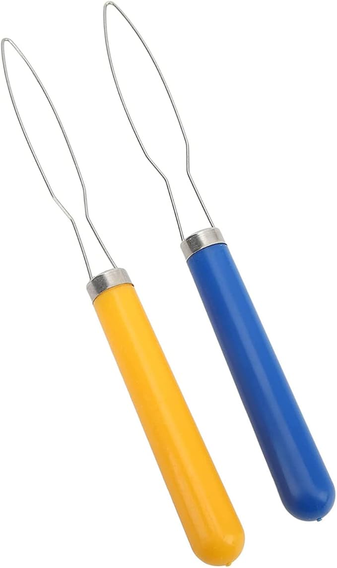 2 Pcs Button Hook Helps Those with Arthritis, Parkinsons, Weaker Grip to Fasten Buttons Zipper Pull Helper Button Assist Devices Easy to Use Clothing Buttoning Aids for Those with Limited Dexterity
