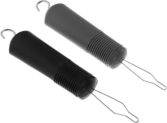 Holibanna 2pcs Dressing Aid Tool with Button Hook and Zipper Puller Helper One-Handed Dressing Assist Device for Seniors Elderly Disabled with Arthritis Portable