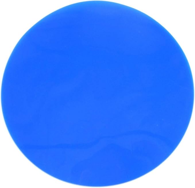 Set of 3, Silicone Jar Grip, Multi-purpose Jar Gripper Pads Bottle Lid Openers Round Kitchen Coasters (Blue)
