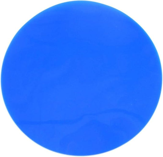 Set of 3, Silicone Jar Grip, Multi-purpose Jar Gripper Pads Bottle Lid Openers Round Kitchen Coasters (Blue)