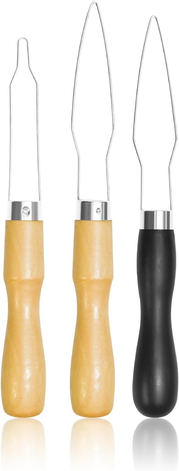 Beiprano 3 Pack Button Hook Tool for Seniors & Arthritic Hands - One Handed Button Assist Device with Comfort Grip Handle - Dressing Aid for Shirts, Pants, Wedding Dresses