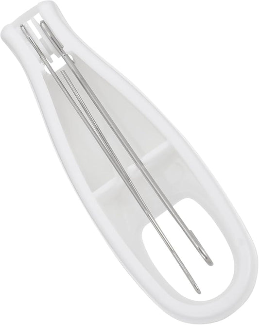 Beaupretty Button Hook Dressing Aid and Zipper Pull Helper, Lightweight Manual Button Hook Tool for Seniors and Disabled, Assist with One-Hand Buttoning and Zipper Pulling in Daily Dressing