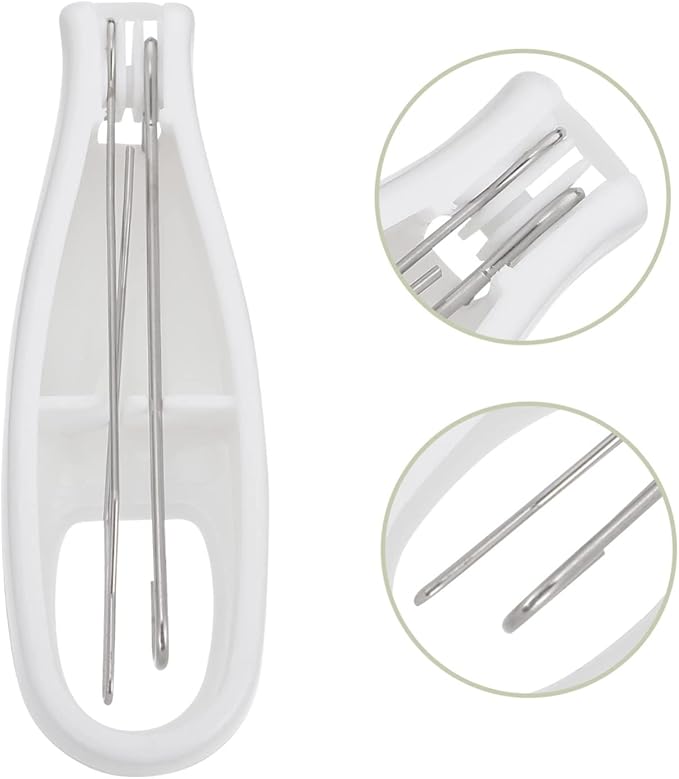 Buttoner Button Hook Helper Tool for Seniors One-Hand Dressing Aid with Non-Slip Handle for Shirts Dresses and Large Buttons