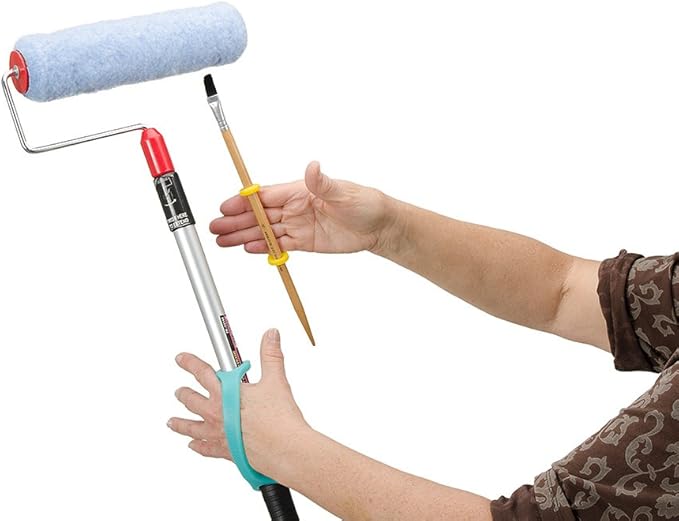 EazyHold Silicone Universal Cuff Aid for Limited Hand Grip, Cerebral Palsy, Therapy, Adaptive Eating Tableware Spoon Fork Holder, Disabled Assistive Equipment (Youth to Adult-5 Pack)