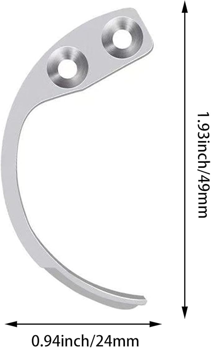 2 Pcs Portable Stainless Steel Special Tools, Supermarket & Clothing Hooks (Silver)
