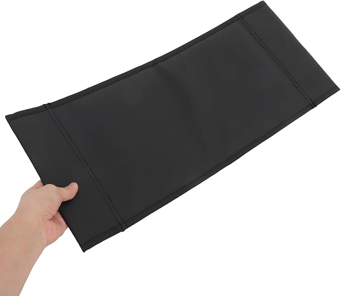 Removable Wheelchair Backrest Cushion Black, Stable Back Support for Wheelchair Replacement Part, Comfortable Mobility Aid for Seniors and Daily Use