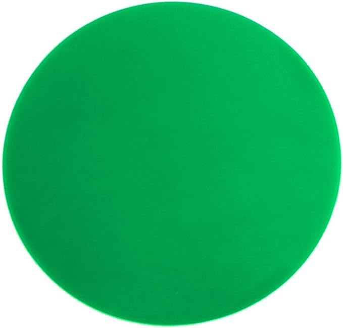 Set of 3, Silicone Jar Grip, Multi-purpose Jar Gripper Pads Bottle Lid Openers Round Kitchen Coasters (Green)