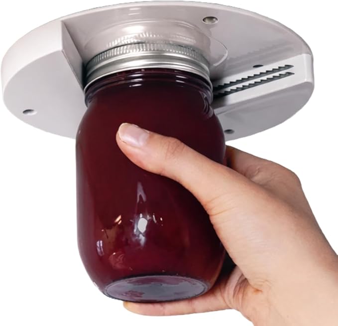 20 Pack Jar Opener for Seniors - Under Cabinet Jar Openers for Weak Hands, Easy Grip, Arthritis jar opener, One Handed Gadgets & Bottle Opener - Essential Kitchen Gadgets for Home Assistance