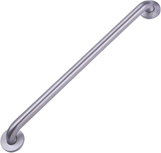 Amazon Basics Bathroom Handicap Safety Grab Bar, 42 Inch Length, 1.25 Inch Diameter, 500LBs Capacity, ADA Compliant, Stainless Steel