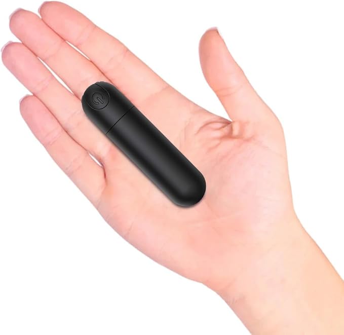 Portable Electric Back Massager - Mini Waterproof & Rechargeable Deep Tissue Neck Massager (Black)