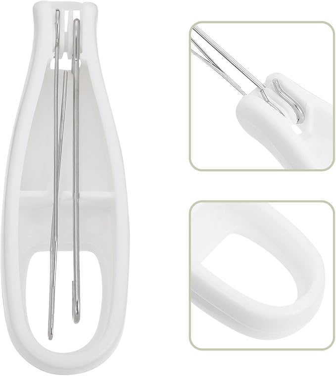 SAFIGLE Button Hook Helper Tool for Seniors One-Handed Button Aid Zipper Pulling Assistance Device for Arthritis Disabled Dressing Support Easy Use Shirts Jeans Dresses
