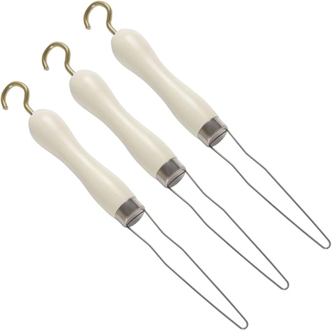 Grip Button Hook Helper Shirt Collar Buttoner Jeans Easy Buttoner Button Hook Aid Tool Lightweight Built-up Dressing Aid for Arthritis (with Hook)