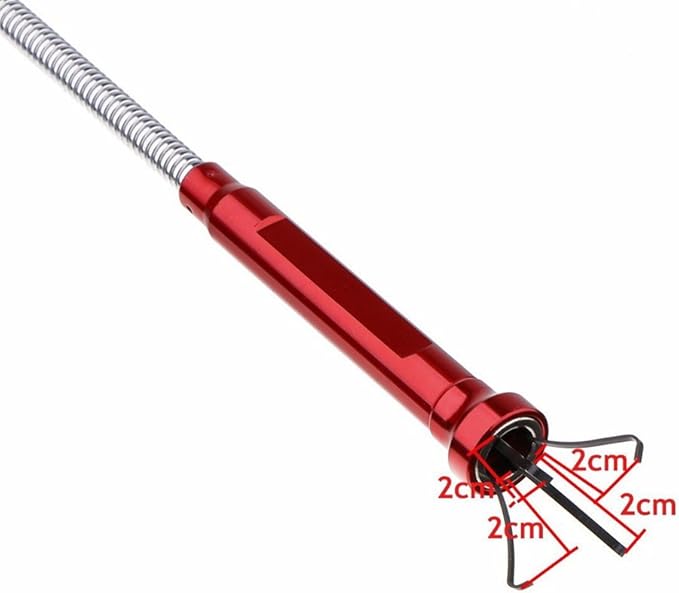 Flexible Grabber Claw Type Garbage Picker with LED Light arm Extension. Claw Grabber Magnetic Picking Tool,for Men, DIY Handyman, Father/Dad, Husband, Boyfriend, Women