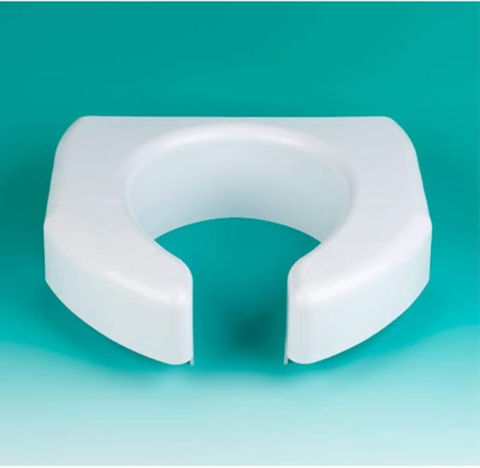 SP 3 Inch Extender Booster Elevated Raised Toilet Seat Risers for Seniors Adults Elderly Handicap Disabled Fits Most Standard and Elongated Toilets - White