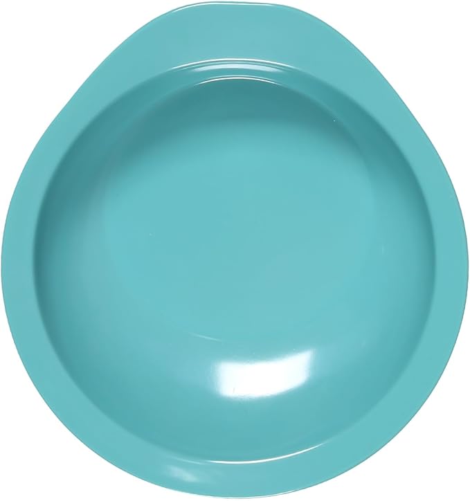 Adaptive Utensils Scoop Compartment Deep Dinnerware with Extra Wall, Spill-proof Divided Plate, Non-slip Adaptive Diner Wares for Elderly (Deep Bowl)