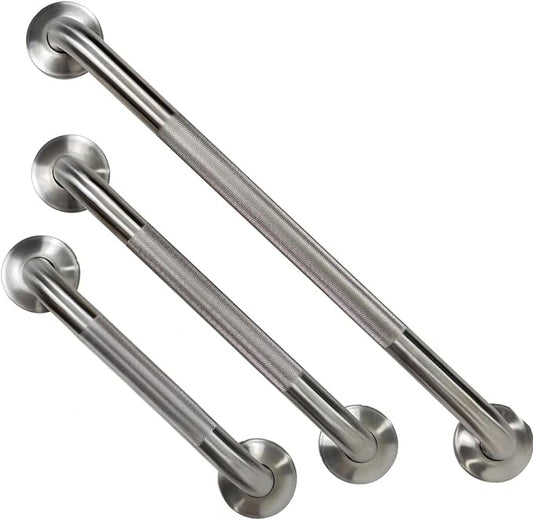 Vive Grab Bar for Bathtubs and Showers (Textured) - Handicap Bathroom Safety Rail for Elderly - Wall Handle for Tub, Toilet, & Bath - Disability Assist Device Accessory Handrail