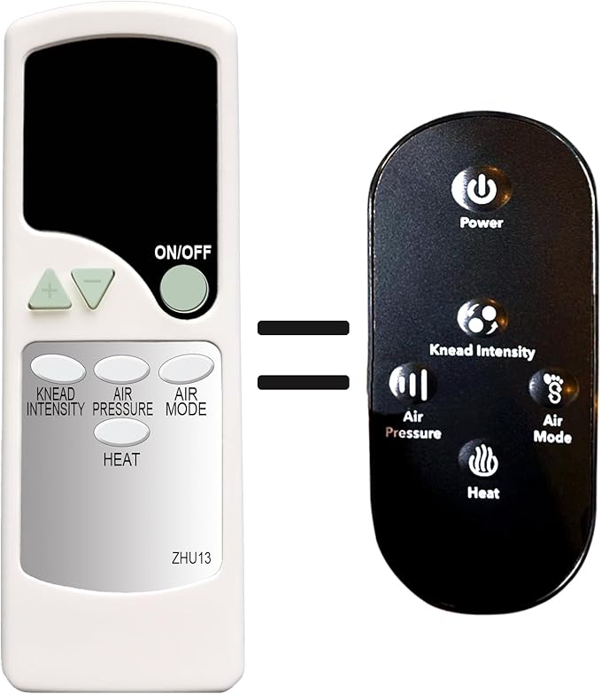 Replacement Remote Control for Bob and Brad Lite Foot Massager 827-R, 827R, 721, with Oversized Buttons