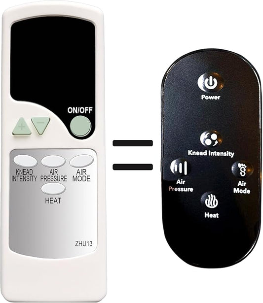Replacement Remote Control for Bob and Brad Lite Foot Massager 827-R, 827R, 721, with Oversized Buttons