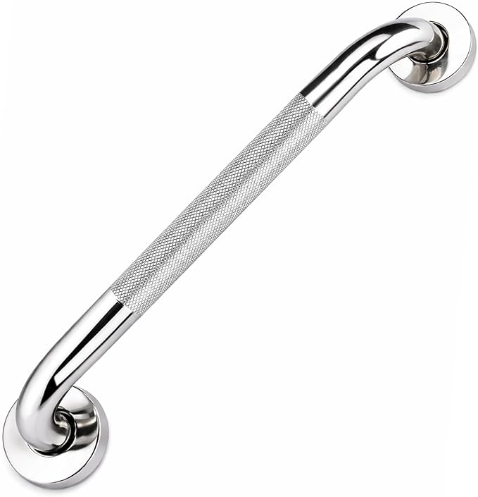 supregear Grab Bars for Bathtubs and Showers, Anti Slip Bathroom Grab Bars for Seniors, 304 Stainless Steel Safety Shower Handle, Toilet Handicap Elderly Assist Bathroom Wall Handle, 22 inch