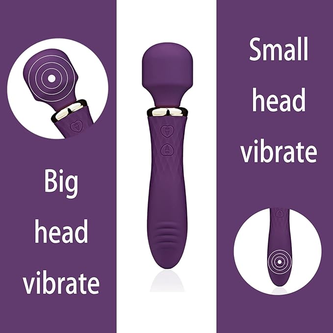 Handheld Back Massager, Electric Full Body Massager, (Purple)